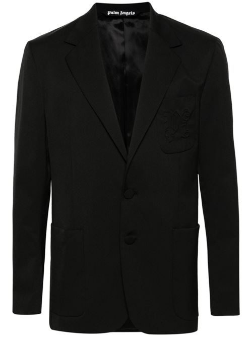 Single-breasted jacket PALM ANGELS | PMEN044R24FAB0011010